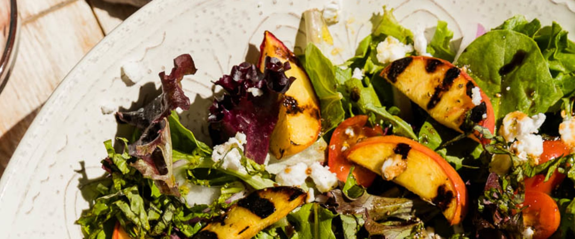 Creating The Best Fresh Organic Peach Balsamic Vinaigrette Salad Dressing From Farm To Table