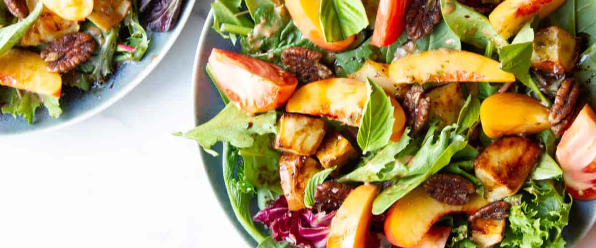 How To Make Peach Balsamic Vinaigrette Salad Dressing With Farm Fresh Produce